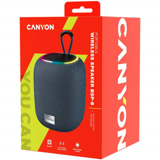 Canyon Bluetooth speaker BSP-8 10W - Szürke (CNE-CBTSP8G) PC