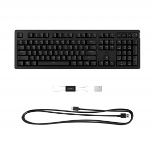 HYPERX Alloy Rise vezetékes mechanikus gaming billentyűzet - red switch - US kiosztás - Fekete (7G7A3AA#ABA) PC