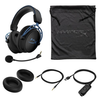 HyperX Cloud Alpha S - Gaming Headset (fekete-kék) (4P5L3AA) PC