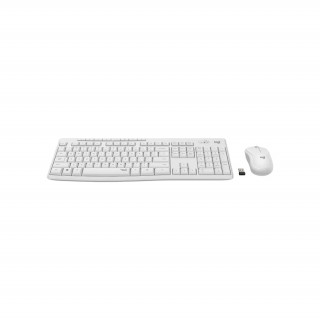 Logitech MK295 Silent Wireless Combo billentyűzet Vezeték nélküli RF Magyar Fehér PC