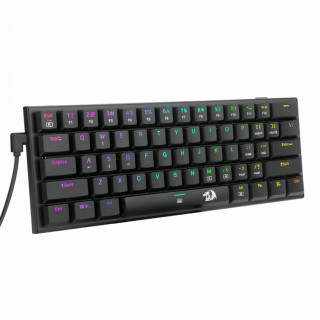 Redragon Anivia vezetékes red switch RGB billentyűzet - Fekete (K614-RGB_RED_HU) PC