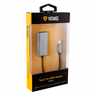 YENKEE YTC 012 USB C to HDMI adapter 4K  PC